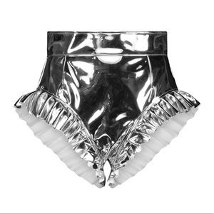 Char High-Cut Cheeky Short | Silver